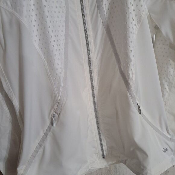 Athleta WindBreaker Jacket Zip Jacket with hood NEW - Picture 3 of 11